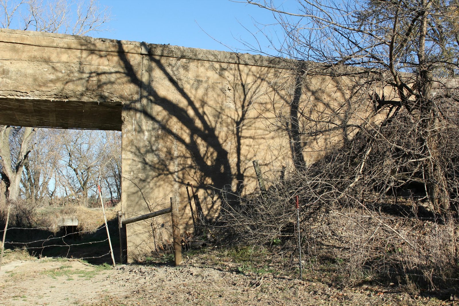 East abutment